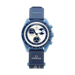 SWATCH X OMEGA BIOCERAMIC MOONSWATCH MISSION TO THE SUPER BLUE MOONPHASE