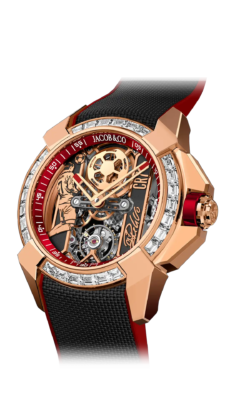 JACOB & CO – CR7 STAINLESS STEEL – ROSE GOLD DAIMOND