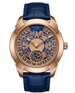 JACOB & CO. PIONEER AZTEC CALENDAR (NAVY BLUE - ROSEGOLD)