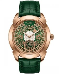 JACOB & CO. PIONEER AZTEC CALENDAR (GREEN- ROSEGOLD)